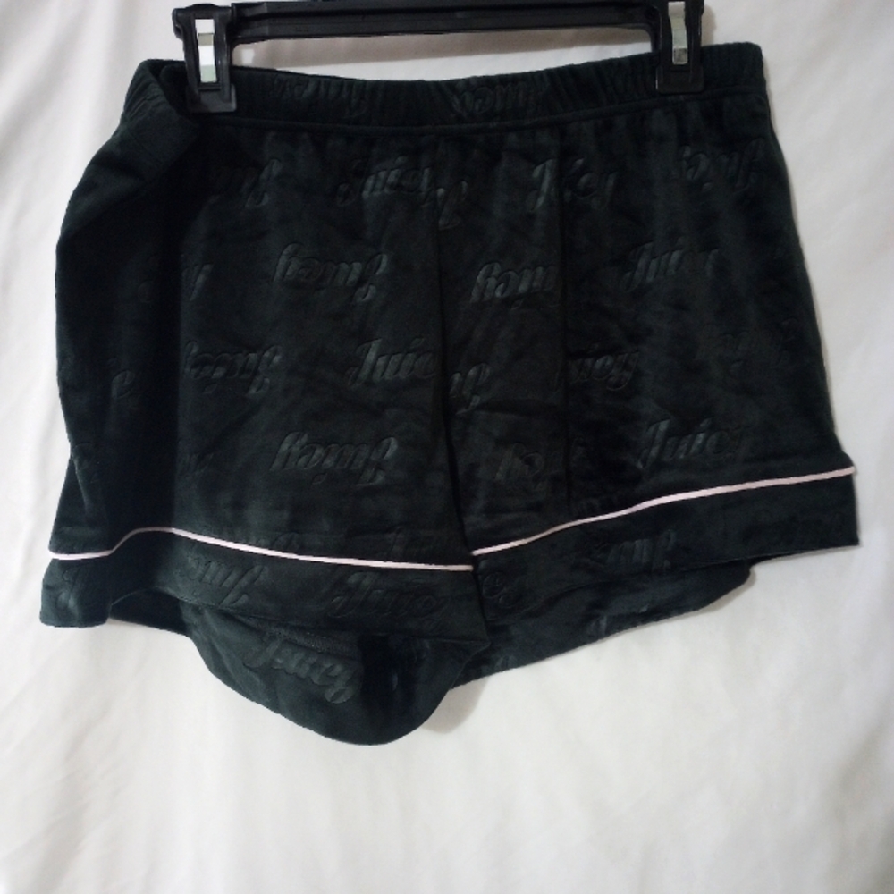 Juicy Couture Black  Shorts with Elastic Waistband